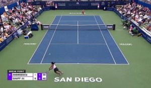 San Diego - Gauff passe face à Andreescu et rejoint Swiatek en quart de finale