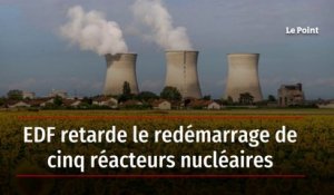EDF retarde le redémarrage de cinq réacteurs nucléaires