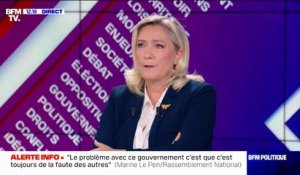 Marine Le Pen sur la grève générale du 18 octobre: "C'est à l'Assemblée nationale que le combat doit être mené"