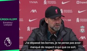 11e j.  Klopp : “J'ai perdu les pédales à ce moment-là”