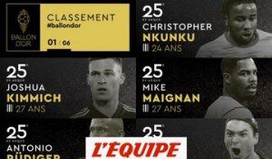 Nkunku et Maignan, 25e au classement - Foot - Ballon d'Or