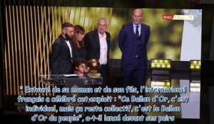 Ballon d'Or 2022 - ému aux larmes, Karim Benzema entouré de sa maman et de son fils pour recevoir so