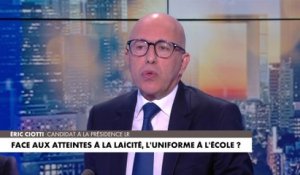 Eric Ciotti : «La peur a gagné quelque part»