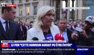 Marine Le Pen sur le meurtre de Lola: "Ce n'est pas un cas unique, mais c'est un cas exceptionnel"