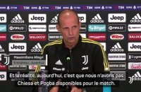 Juventus - Allegri calme les journalistes sur un retour de Pogba