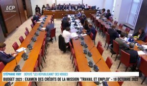 Audition à l'Assemblée nationale - Travail : audition d'Olivier Dussopt sur les crédits du budget