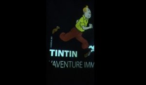 "Tintin, l'aventure immersive": ce qui vous attend à l'Atelier des Lumières à Paris