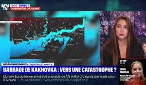 "Si le barrage de Kakhovka explose, Kherson sera inondée en deux heures", explique Marianne Babich