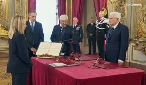 En Italie, la Première ministre Meloni et ses ministres ont prêté serment