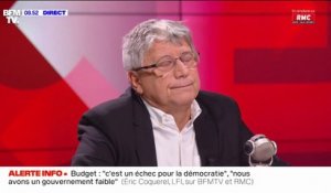 Éric Coquerel:  "Adrien Quatennens est toujours député, il est en arrêt-maladie"