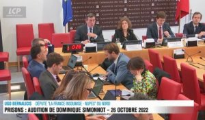 Audition à l'Assemblée nationale - Prisons : audition de Dominique Simonnot