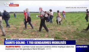 Sainte-Soline: les manifestants rassemblés pour s'opposer à une "appropriation de l'eau"