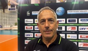 Interview maritima: Christophe Charroux après la défaite de Martigues Volley face à Mende