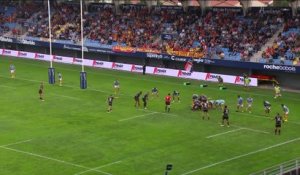 TOP 14 - Essai de Yanis CHARCOSSET (LOU) - USA Perpignan - LOU Rugby - Saison 2022/2023