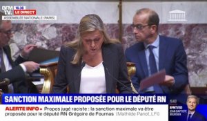 Yaël Braun-Pivet qualifie de "grave incident" les propos jugés racistes de Grégoire de Fournas à l'Assemblée nationale