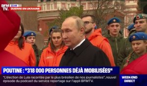 Armée russe: "Le flux de bénévoles ne diminue pas", affirme Vladimir Poutine