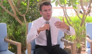 Emmanuel Macron: "Il faut que les États-Unis et la Chine soient au rendez-vous" sur la réduction des émissions de gaz à effet de serre