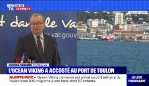 Ocean Viking: Le préfet du Var, Evence Richard, détaille la prise en charge des migrants