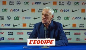 Deschamps : «Varane s'entraîne avec le ballon» - Foot - CM 2022 - Bleus