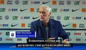 France - Deschamps : "Il n’y a pas d’inquiétude par rapport à la situation de Benzema"