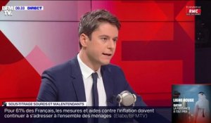Gabriel Attal: "Le mot d'ordre de la grève à la RATP c'était 'zéro métro, zéro RER", c'est aussi zéro empathie pour tous les Français"