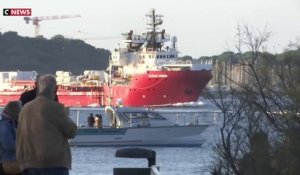 Le navire humanitaire Ocean Viking est arrivé à Toulon