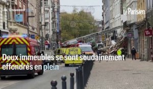 Deux immeubles s'écroulent en plein centre-ville de Lille