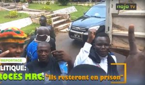 Procès MRC: "Ils resteront en prison"