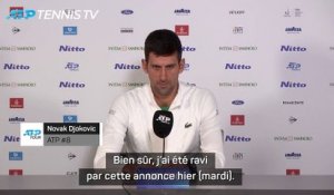 ATP - Djokovic sera en Australie : "Je ne pouvais pas recevoir une meilleure nouvelle"
