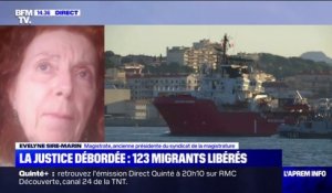 Evelyne Sire-Marin du syndicat de la magistrature: "M. Darmanin s'est précipité" dans l'affaire des migrants de l'Ocean Viking