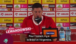 Pologne - Les favoris pour Lewandowski ? : "Le Brésil, l'Argentine, la France, l'Allemagne et l'Espagne"