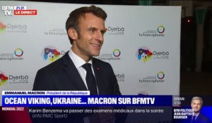 Emmanuel Macron: "La France a posé sa candidature, qui a été acceptée en fin de journée, pour organiser le Sommet de la francophonie en 2024"