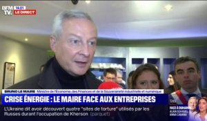 Bruno Le Maire: "Nous ne laisserons tomber aucune entreprise, aucune PME" face à la crise énergétique
