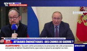 Aymeric Elluin (Amnesty): "Le logiciel russe consiste à créer le désespoir au sein de la population civile pour faire en sorte que celle-ci cède"