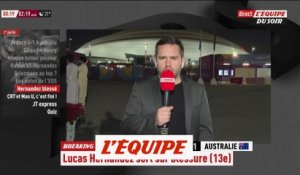 Suspicion d'une rupture des ligaments croisés pour Lucas Hernandez - Foot - CM 2022 - Bleus