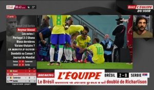 Entorse de la cheville confirmée pour Neymar - Foot - CM 2022 - BRE