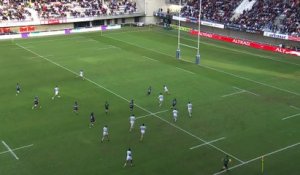 TOP 14 - Essai de Léo COLY (MHR) - Montpellier Hérault Rugby - Aviron Bayonnais - Saison 2022:2023