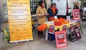 Le Zonta club sur le marché de Martigues pour la lutte contre les violences à l'égard des femmes