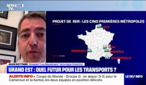 RER en région: "Cette annonce est plutôt bienvenue" pour Jean Rottner, président de la région Grand Est