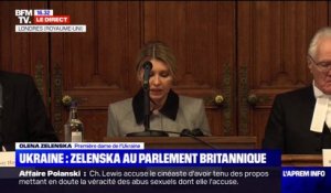 Olena Zelenska, au Parlement britannique: "Nous n'avons pas besoin que de la victoire, nous avons besoin aussi de justice"