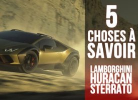 Sterrato, 5 choses à savoir sur une Lamborghini Huracan pour le hors-piste