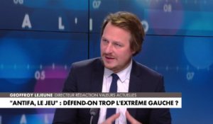 Geoffroy Lejeune sur le jeu Antifa : «L'extrême gauche n'a honte de rien»