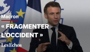 « Des choix qui vont fragmenter l'Occident » : Macron prévient Biden sur sa politique protectionniste