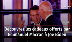 Découvrez les cadeaux offerts par Emmanuel Macron à Joe Biden