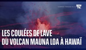 Éruption du Mauna Loa à Hawaï: les impressionnantes coulées de lave filmées depuis un hélicoptère