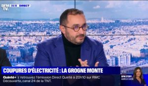 Coupures d'électricité: "Les préconisations du gouvernement frisent l'amateurisme", assure Stéphane Manigold