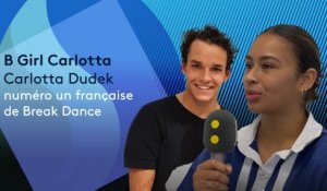 "B Girl Carlotta",  Carlota Dudek, meilleure française de Break Dance bientôt au JO