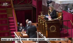 Séance publique à l'Assemblée nationale - Budget de la Sécu : examen d'une motion de censure