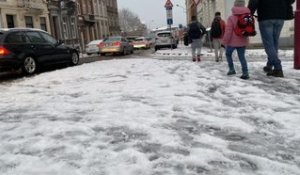 Neige dans l'arrondissement de Verviers