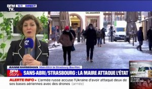 Sans-abri: Jeanne Barseghian, maire de Strasbourg, "souhaite mener une action en justice contre l'État"